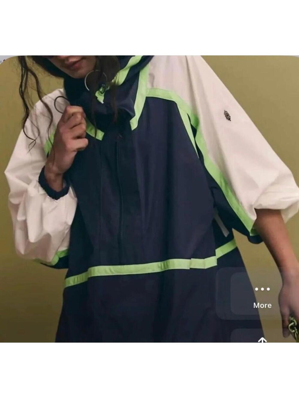 109 Free People movement like the wind logo jacket